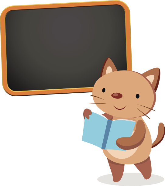 小猫在课图片下载