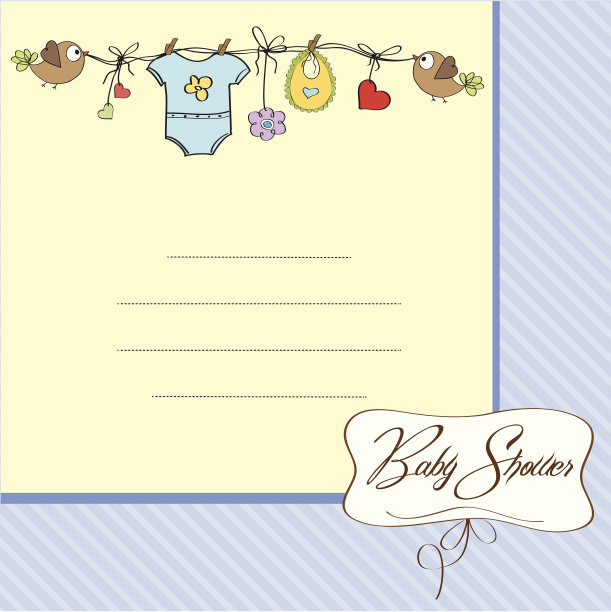 男婴淋浴卡图片下载