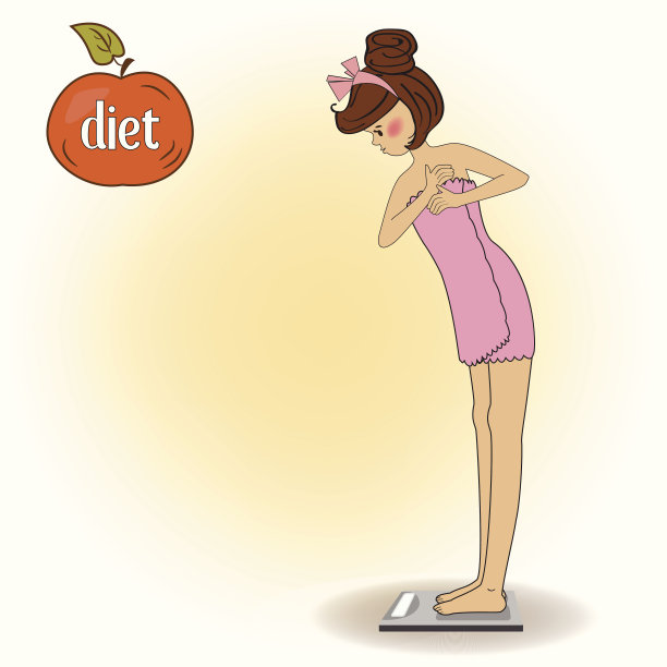 年轻女子的规模图片下载