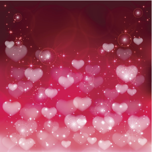 模糊的心图片下载