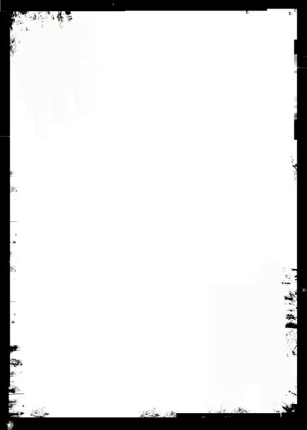 一个白色空白垃圾画框黑色背景图片下载