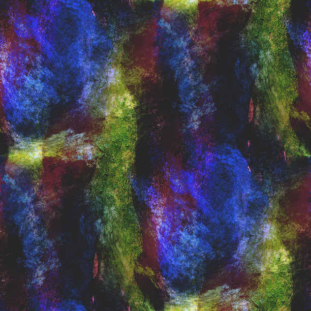 抽象前卫的蓝色、绿色无缝墙纸水彩一款图片下载