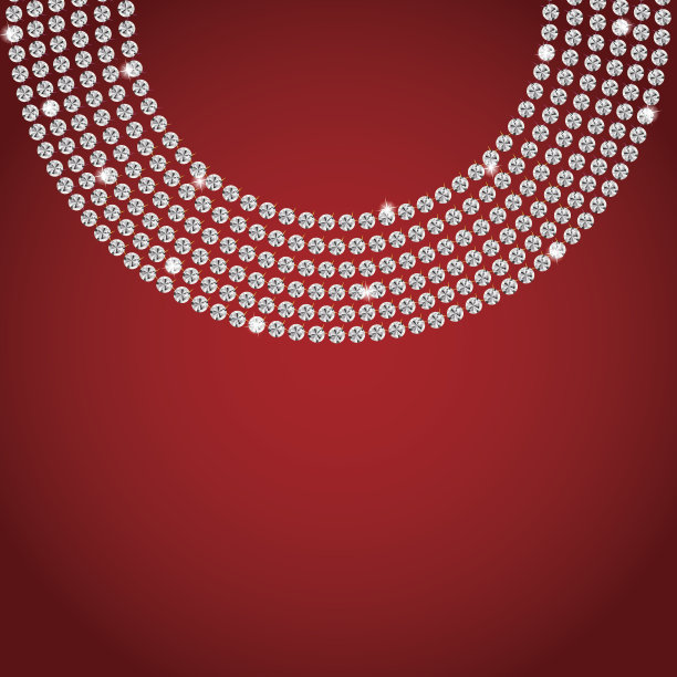 抽象美丽的钻石背景矢量插图图片下载