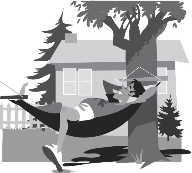 在吊床上图片下载