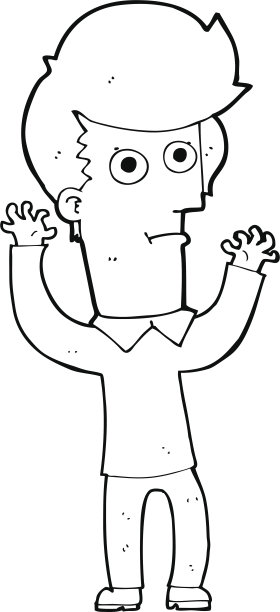 卡通震惊的人图片下载