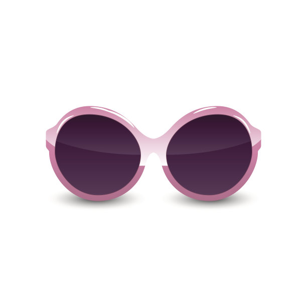 女性眼镜孤立图片下载