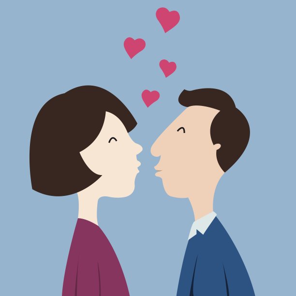 接吻的情侣图片下载