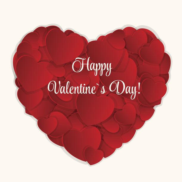 祝你情人节快乐。矢量图素材图片