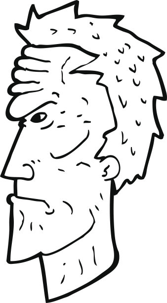 卡通生气的脸图片下载