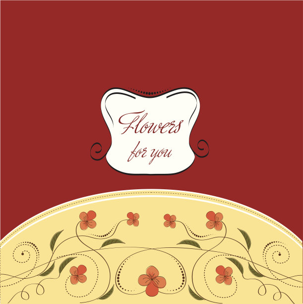 无缝图案背景与花图片下载