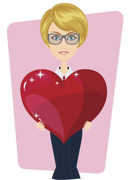 有心的女人图片下载