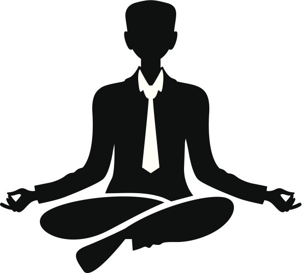 一个商人在沉思的电脑图像图片下载