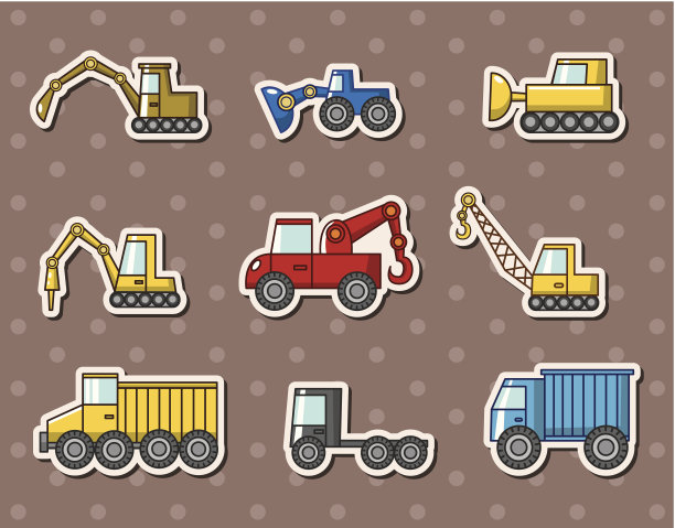 卡车贴纸图片下载