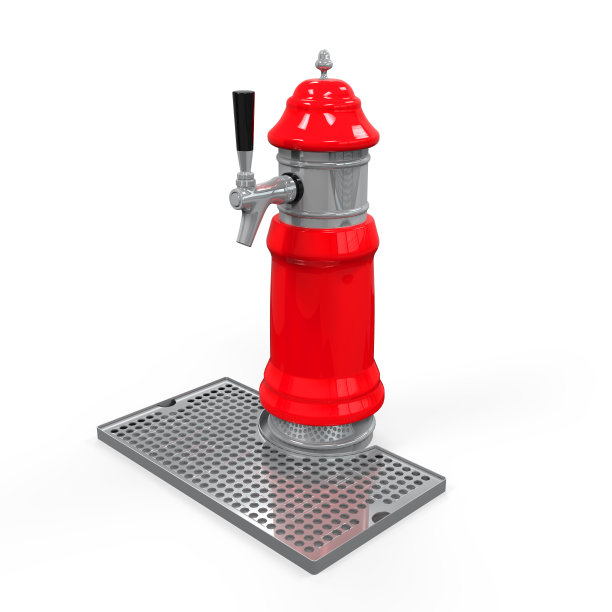 啤酒龙头孤立图片下载