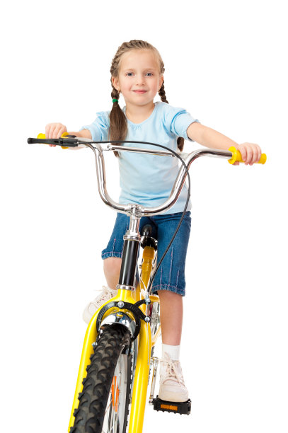 骑自行车的女孩图片下载