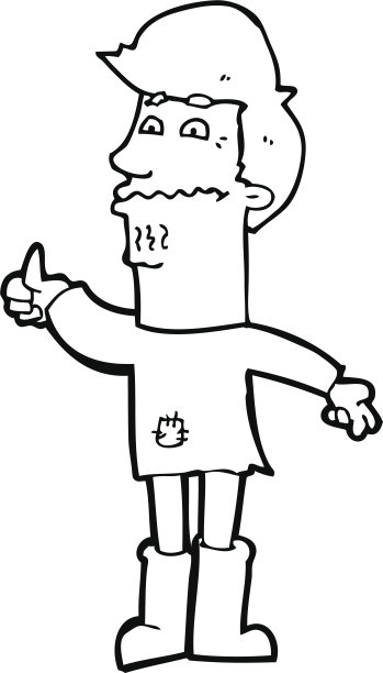 卡通紧张的人图片下载