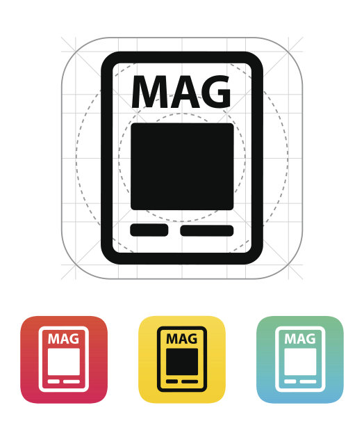 杂志图标。图片下载