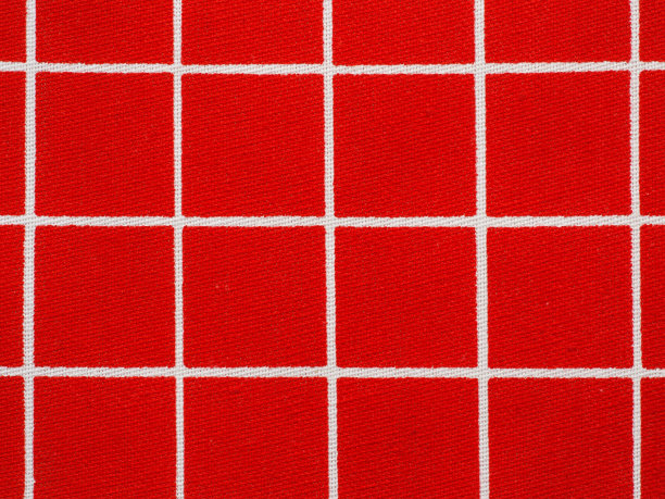 红白格子桌布图案图片下载