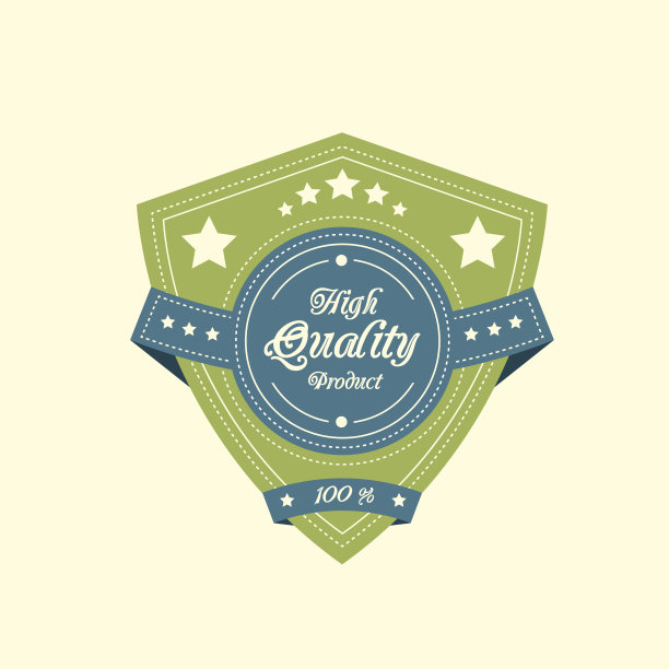 古董徽章标签图片下载