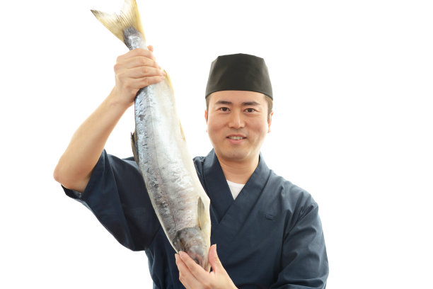 微笑的亚洲厨师图片下载