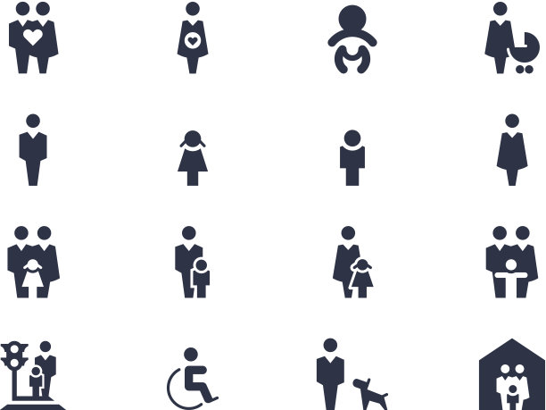 家庭的图标素材图片