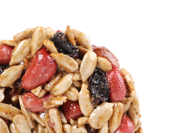 蜜饯烤花生葵花籽。图片下载