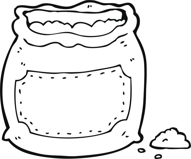 卡通面粉袋图片下载