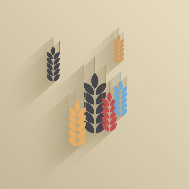 矢量创意平面ui图标背景。每股收益10图片下载