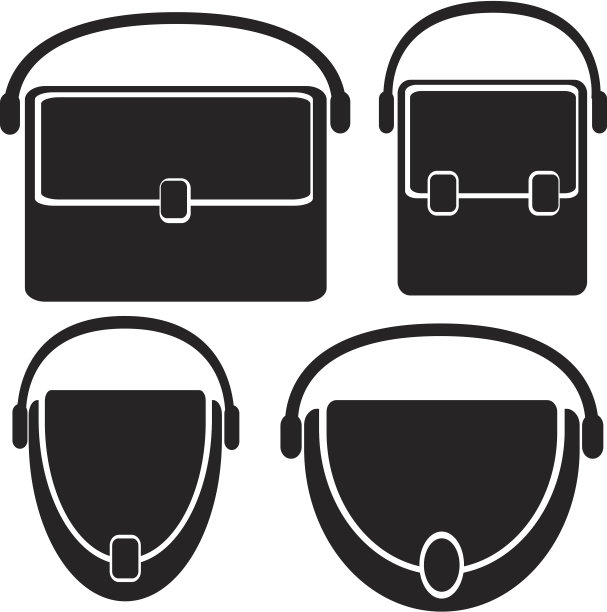 手袋图标孤立在白色背景图片下载