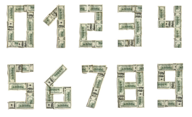 美元的字母素材图片