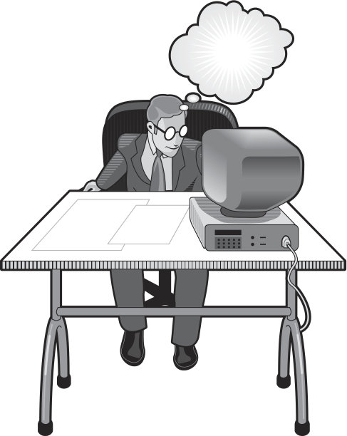 男人台式计算机图片下载