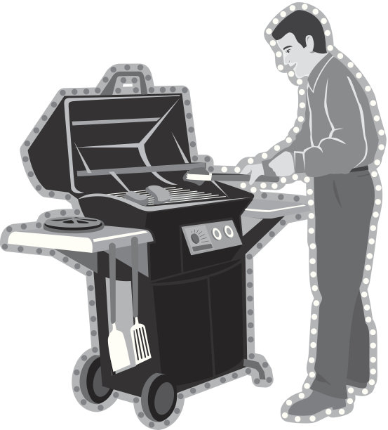 人在烧烤图片下载