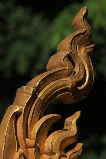 泰国寺庙屋顶的细节图片下载