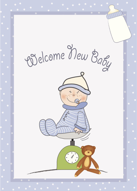 男婴沐浴公告图片下载