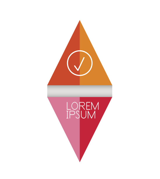 矢量彩色纸箭头设计模板图片下载