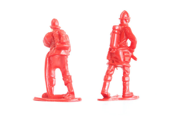 微型玩具消防员图片下载