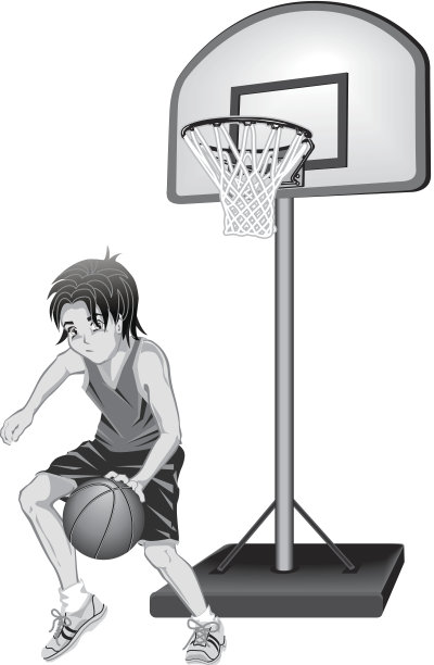 男孩打篮球图片下载