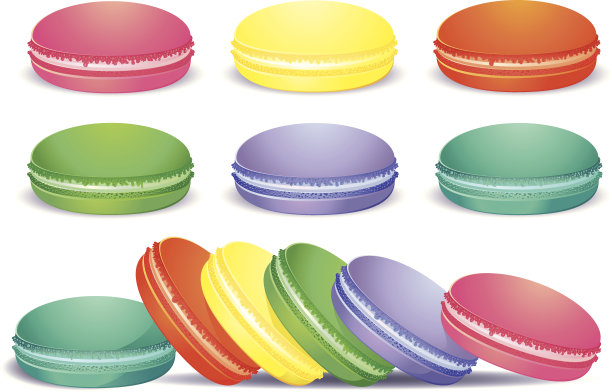 蛋白杏仁饼图片下载