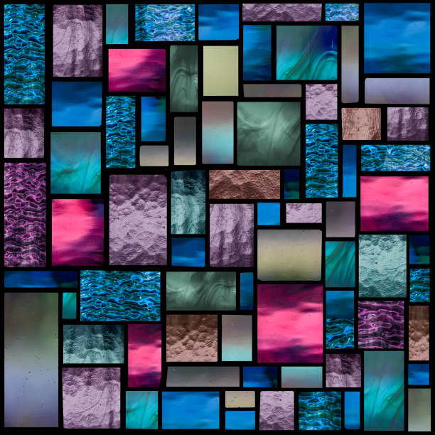 彩色玻璃教堂窗户图片下载