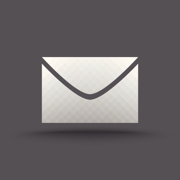 透明信封图标矢量图片下载