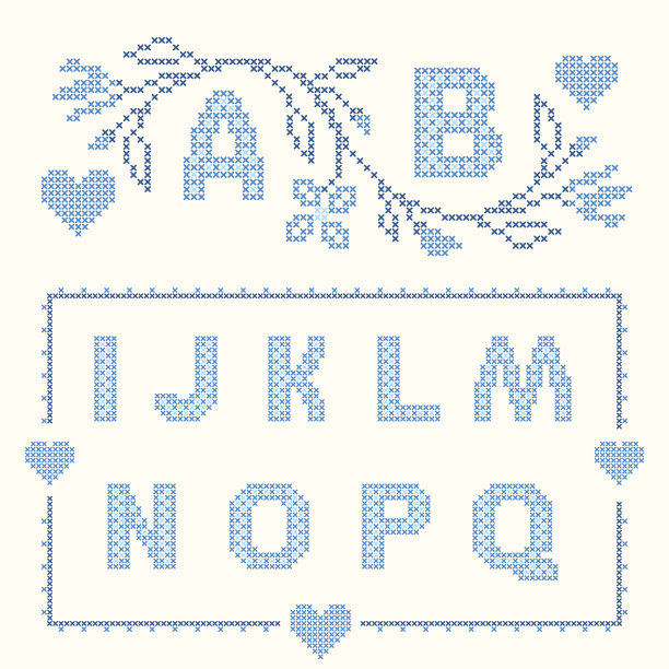 乌克兰风格的十字绣图片下载