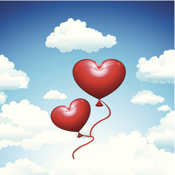 天空中的气球图片下载