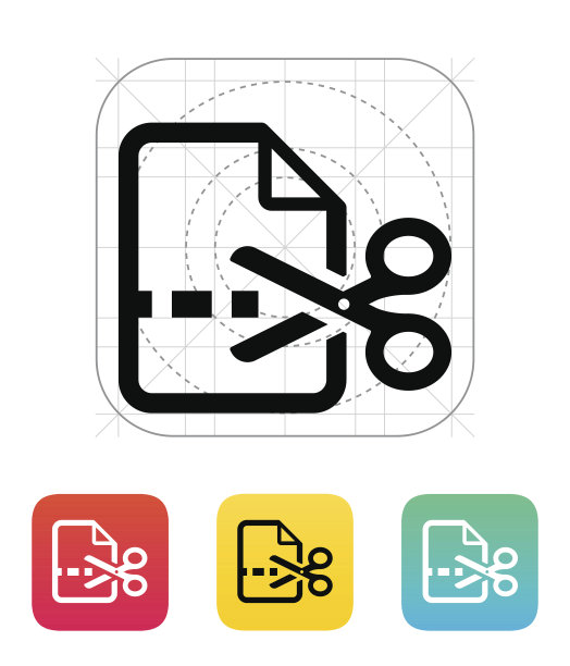 减少文件图标。图片下载