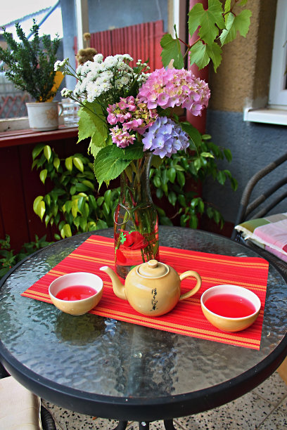 早餐配中国茶图片下载