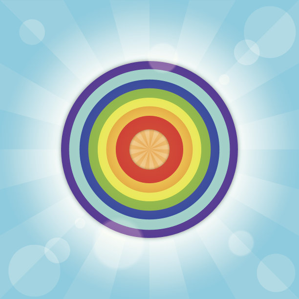 抽象的彩虹背景图片下载