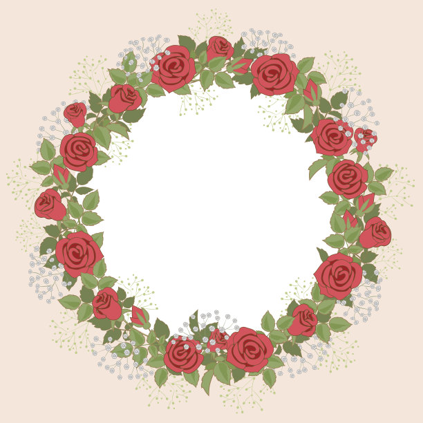 玫瑰花环图片下载