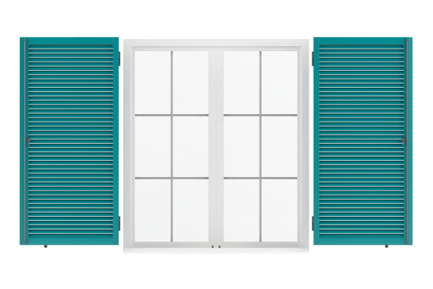 打开窗户，隔离百叶窗图片下载