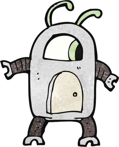 卡通外星机器人图片下载