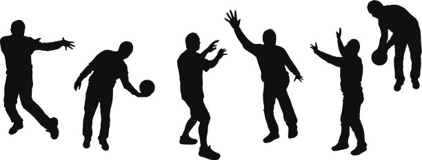 向量轮廓运动图片下载