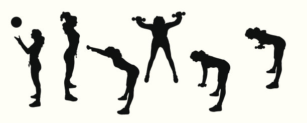 向量轮廓运动图片下载